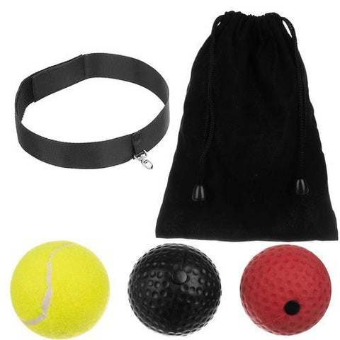 Reflexboll för boxning (med 3 bollar)