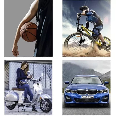 Fotpump med manometer (16 bar / 230 PSI)