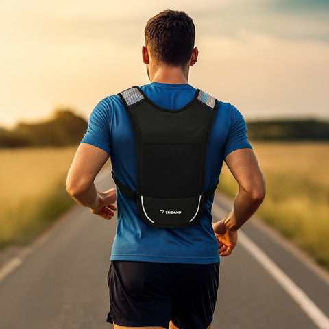 Löparryggsäck med vätskebehållare 2 liter