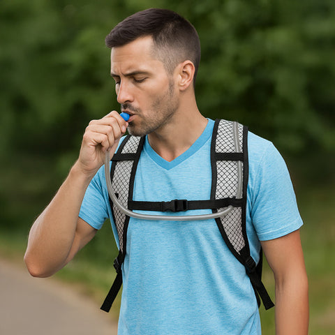 Löparryggsäck med vätskebehållare 2 liter