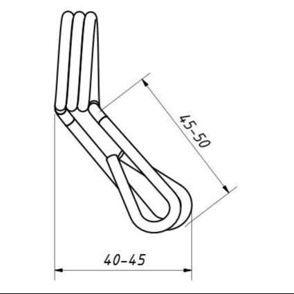 25 mm Viktstångsspärr / Fjäderlås (1 st)