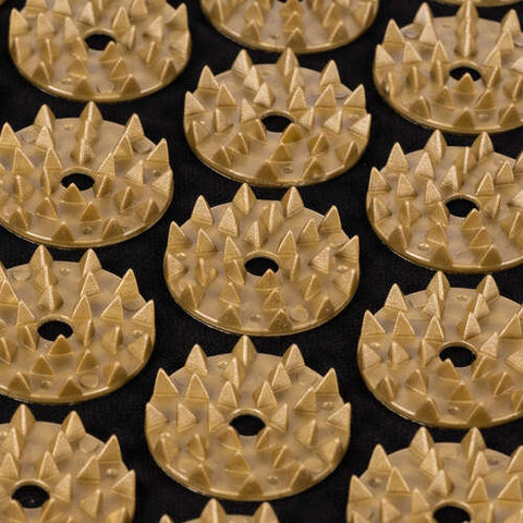 Akupressurmatta med kudde, två massagebollar och bärväska