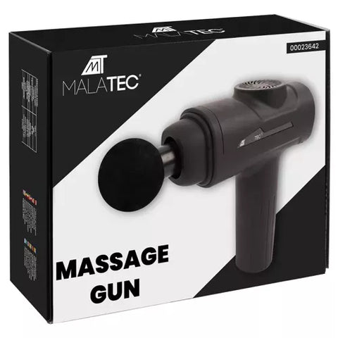 Massagepistol med 8 massagehuvuden