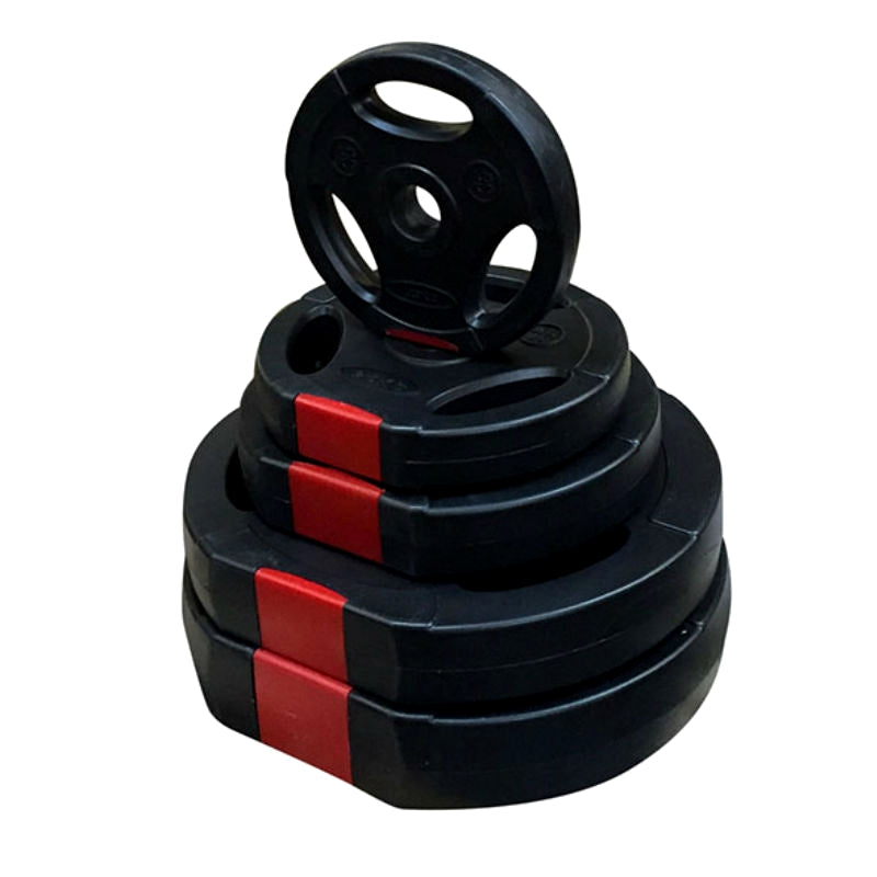 Viktskiva grip hård plast 10 kg (30 mm)