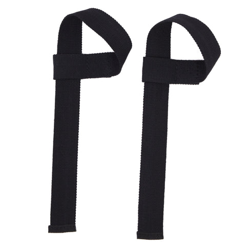 Billiga Lifting Straps Wrist Wraps Svart (2 st) – Nylon