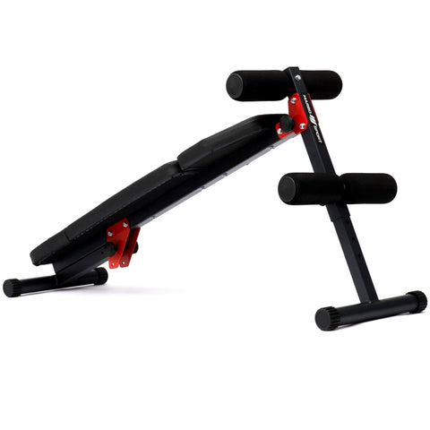 Home 2-i-1 platt och magträningsbänk MH-L104 2.0