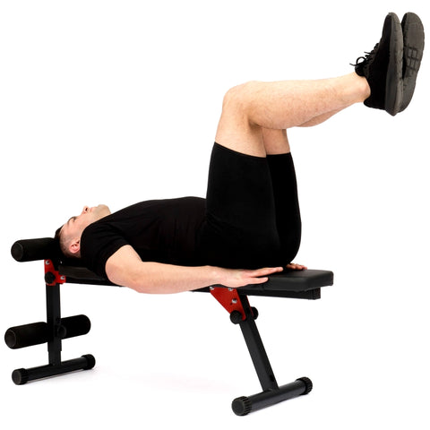 Home 2-i-1 platt och magträningsbänk MH-L104 2.0