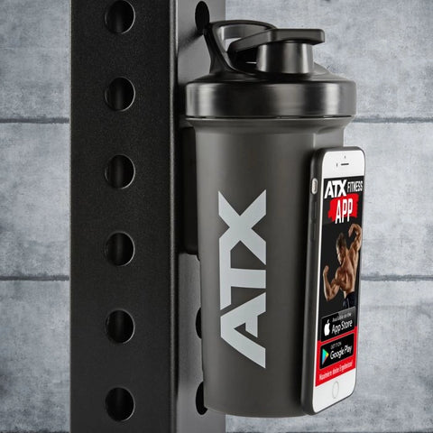 ATX® Shaker Black (1000 ml) med magnetisk hållare