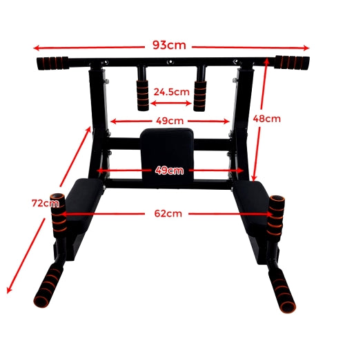 Pull Up, Chin Up och Push Up Bar