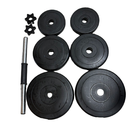 Justerbar hantel (ca. 20 kg) – 30 mm