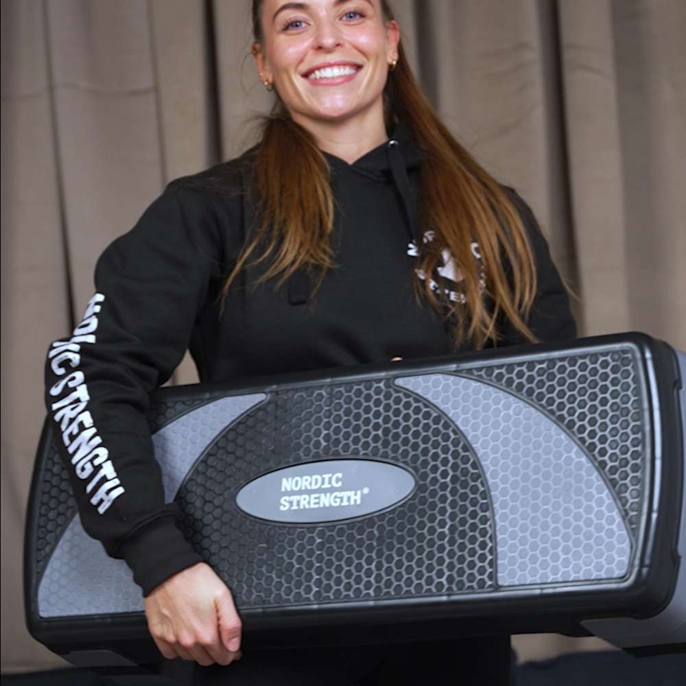 Billig justerbar stepbänk Medium (78x28x10 cm)