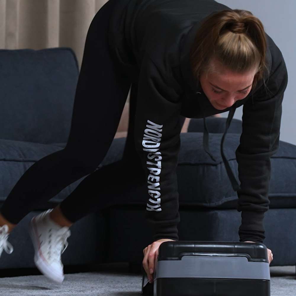 Billig justerbar stepbänk Medium (78x28x10 cm)