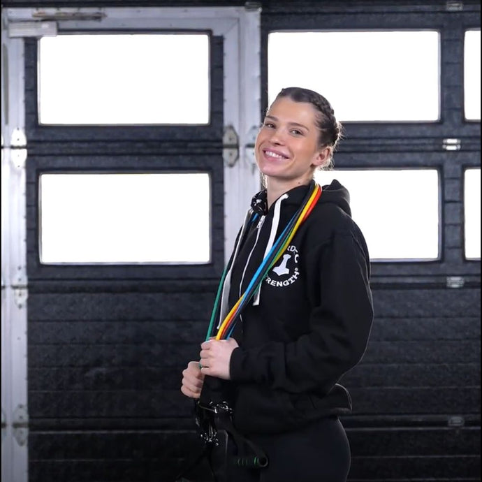 Träningsband med handtag - Komplett hemmaträning set PRO