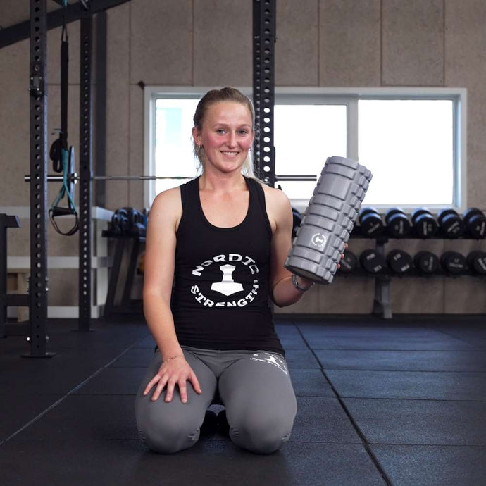 Foam roller (grå) - Nordic Strength