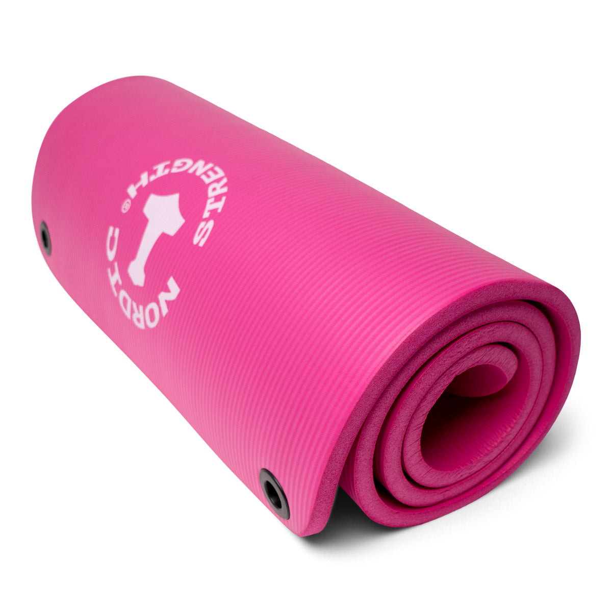 Träningsmatta pink och tjock - Nordic Strength