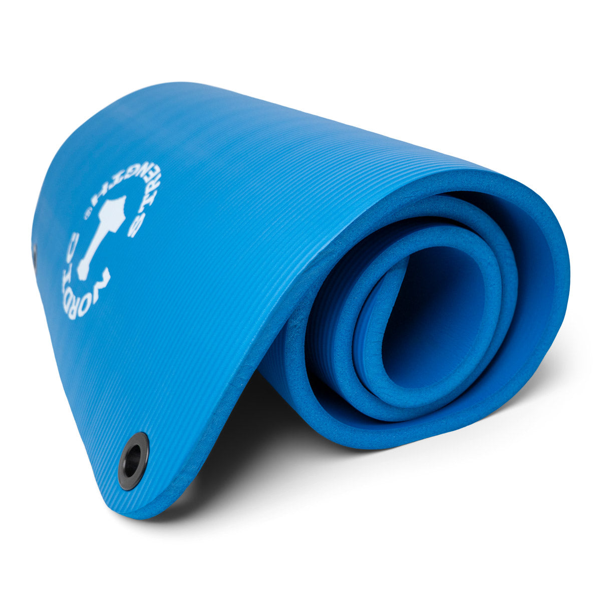 Träningsmatta blå och tjock - Nordic Strength