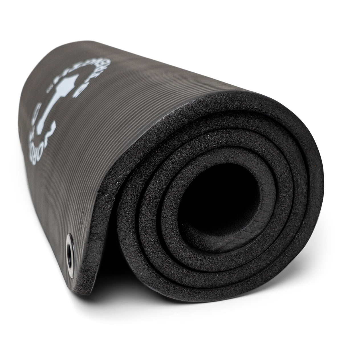 Träningsmatta svart och tjock - Nordic Strength