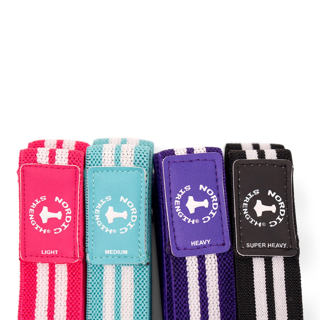 Strength Band 4-pack i Bomull /Elastan