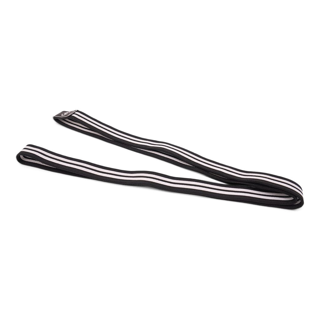 Strength band i bomull/elastan - Extra hård & svart (20-31 kg)