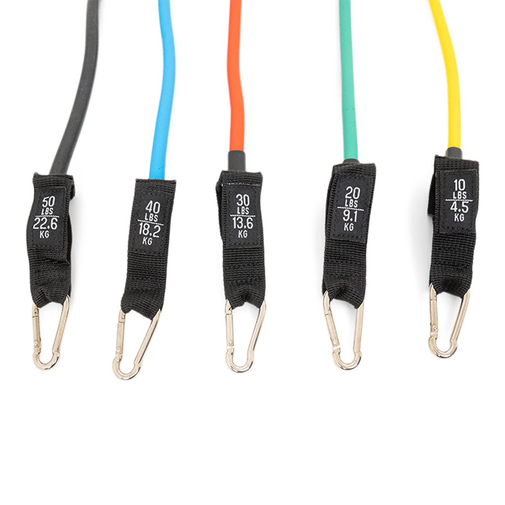 Träningsband med handtag - Komplett hemmaträning set PRO