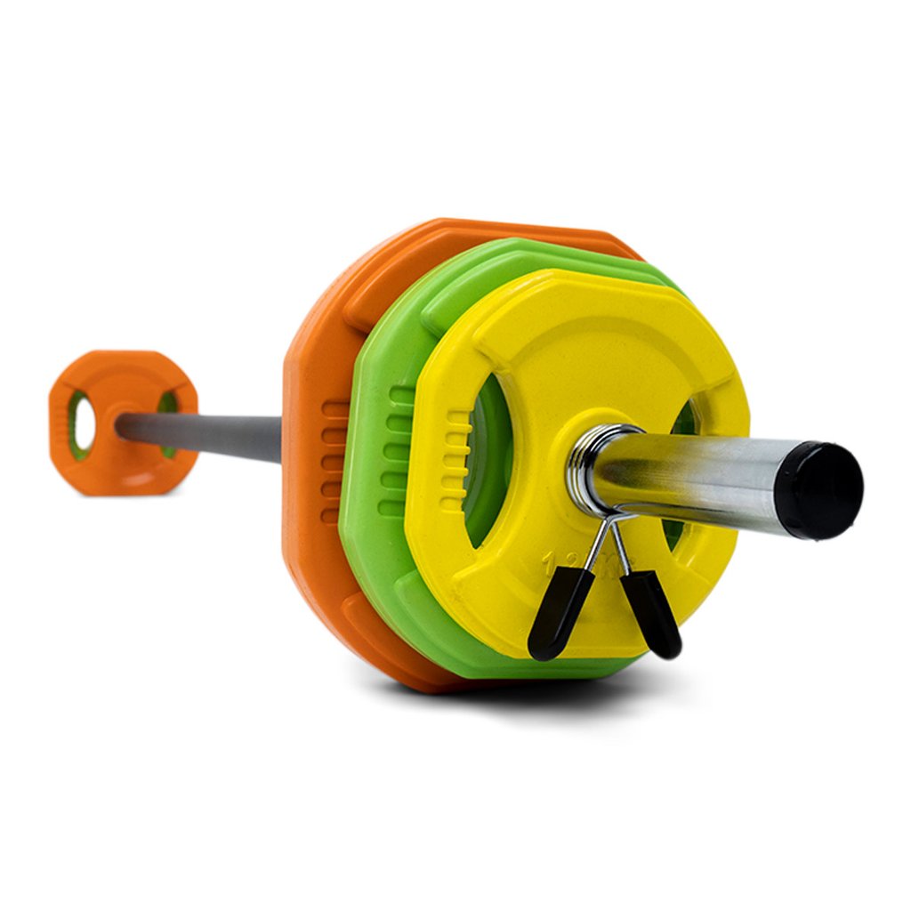 Aerobic viktstångsset 20 kg (färgad) från Nordic Strength