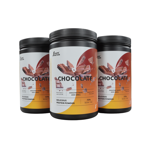 Proteinpulver 3-pack med Chokladsmak - Shapenation (Paketpris 3 x 750 g)