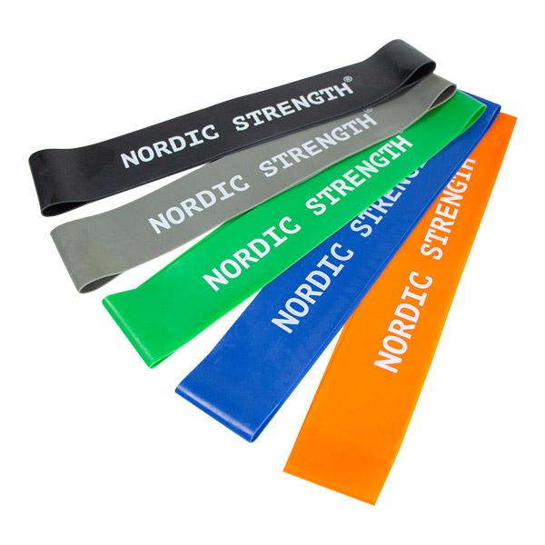 Träningselastik från Nordic Strength (5-PACK)