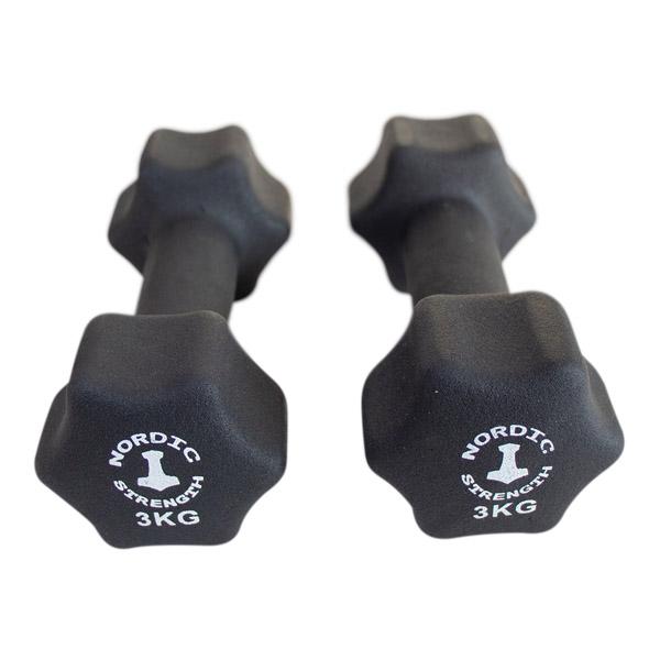 Hantel 3 kg black edition aerobic - Nordic Strength