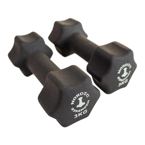 Hantel 3 kg black edition aerobic - Nordic Strength