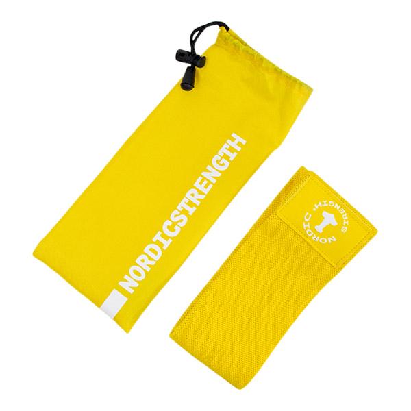 Booty Band - Hip circle i bomull/elastan - Gul & Extra Lätt