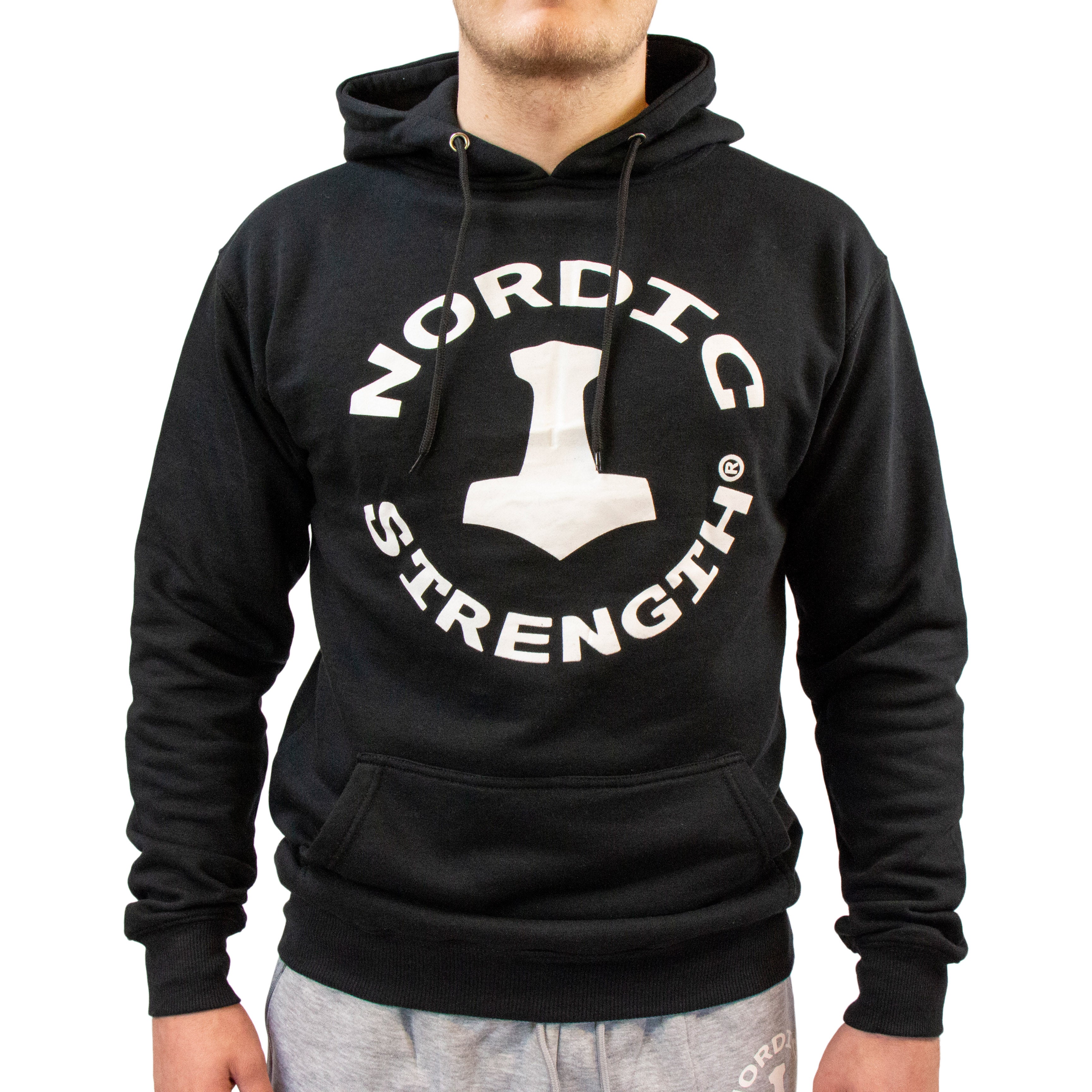 Nordic Strength hoodie svart