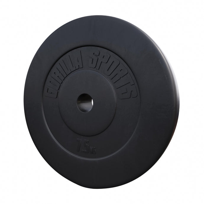 Viktskiva i hård plast 7,5 kg (30 mm)