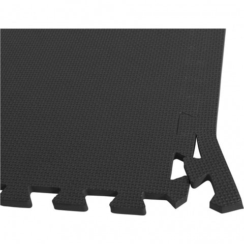 Gorilla Fitnessgolv (set med 6 st.) svart