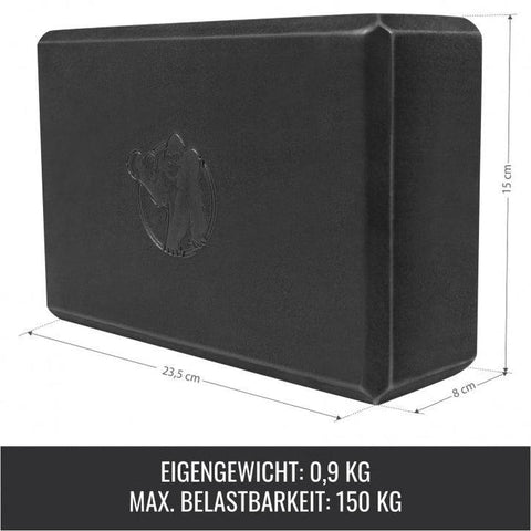 Yoga blok - Svart (Gorilla)