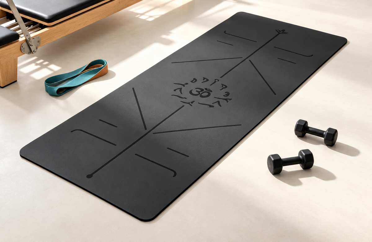 PU-träningsmatta för gym och föreningar – 8 mm