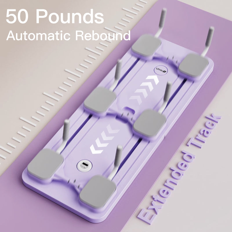 5-i-1 Bärbart Pilates Board Reformer-set – Svart