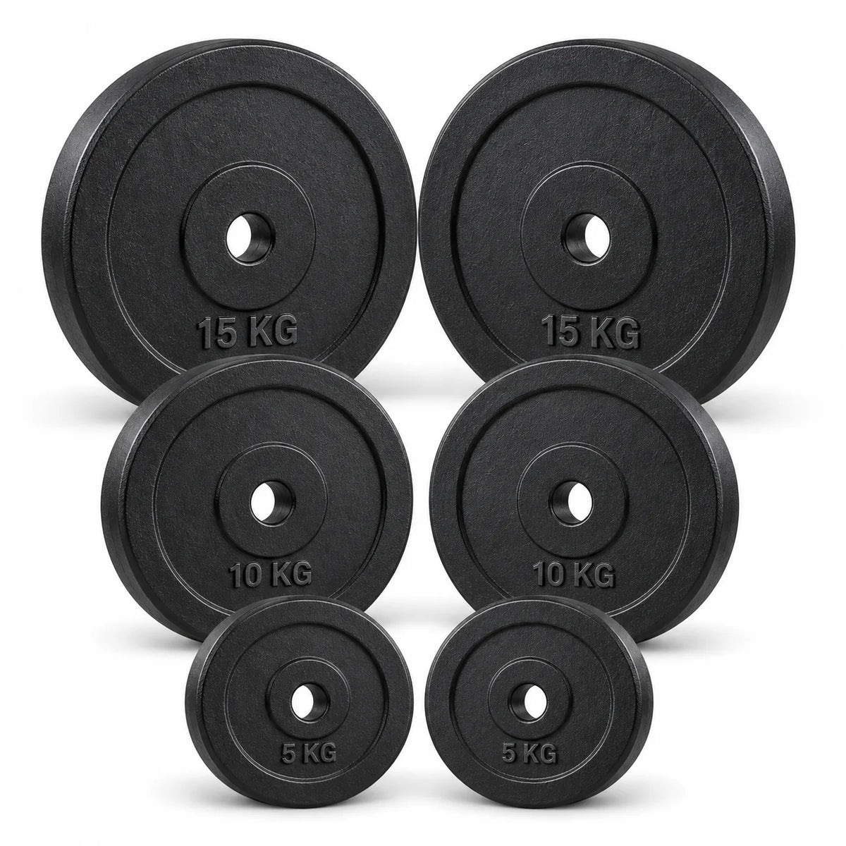 Viktskivspaket i järn 60 kg – 30 mm