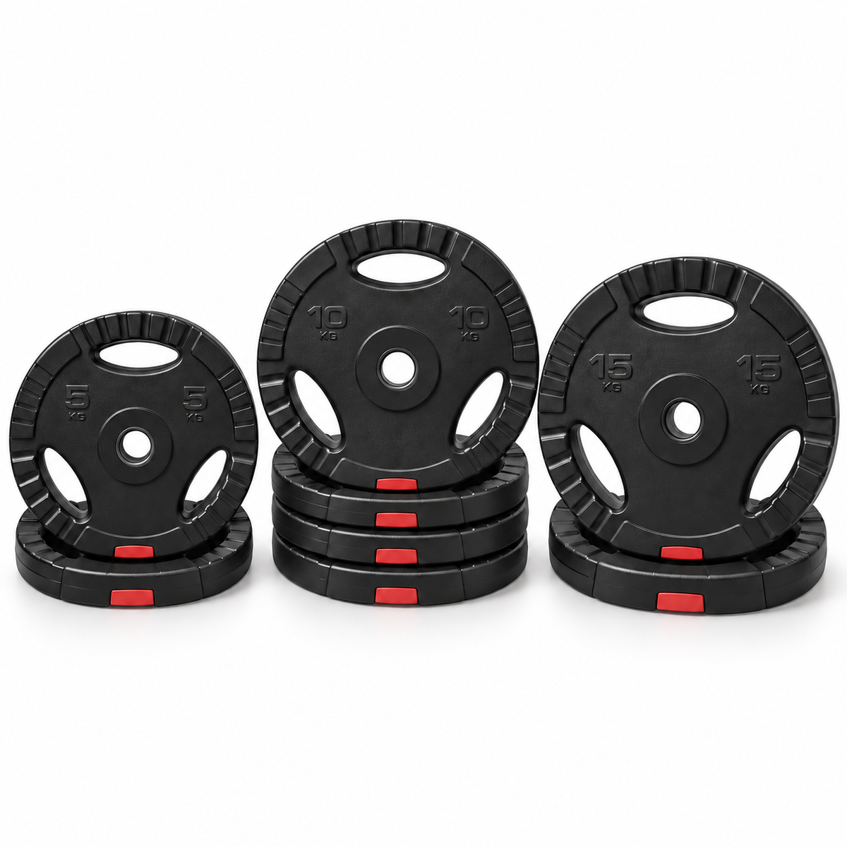 80 kg viktskivor med grepp – 30 mm