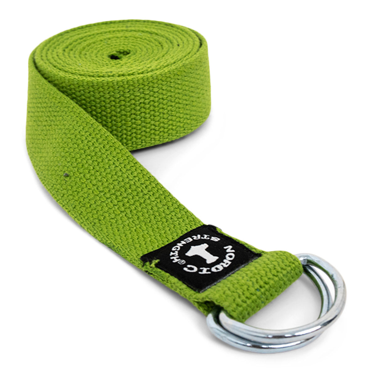 Yogabälte med metallspänne - Grön