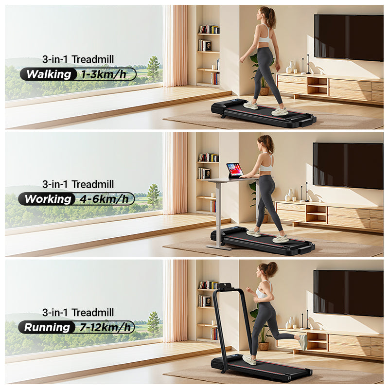 CW1F 3-i-1 Hopfällbar Walking Pad