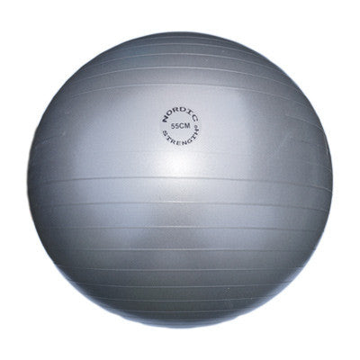 Träningsboll - 55 cm - Nordic Strength (Grå)