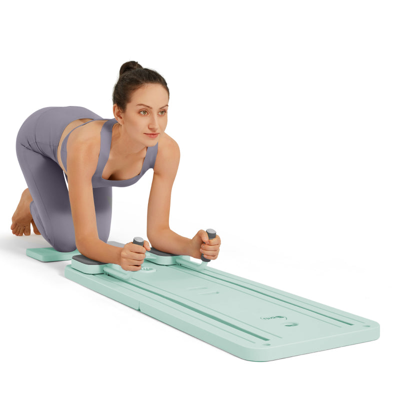 5-i-1 Bärbart Pilates Board Reformer-set – Ljusgrön