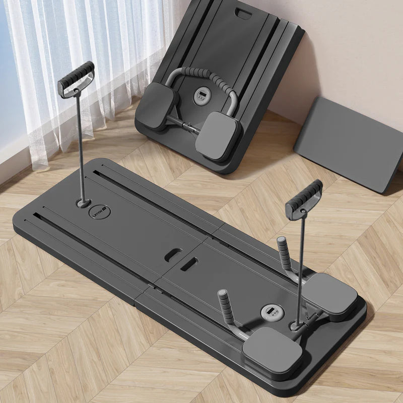 5-i-1 Bärbart Pilates Board Reformer-set – Svart