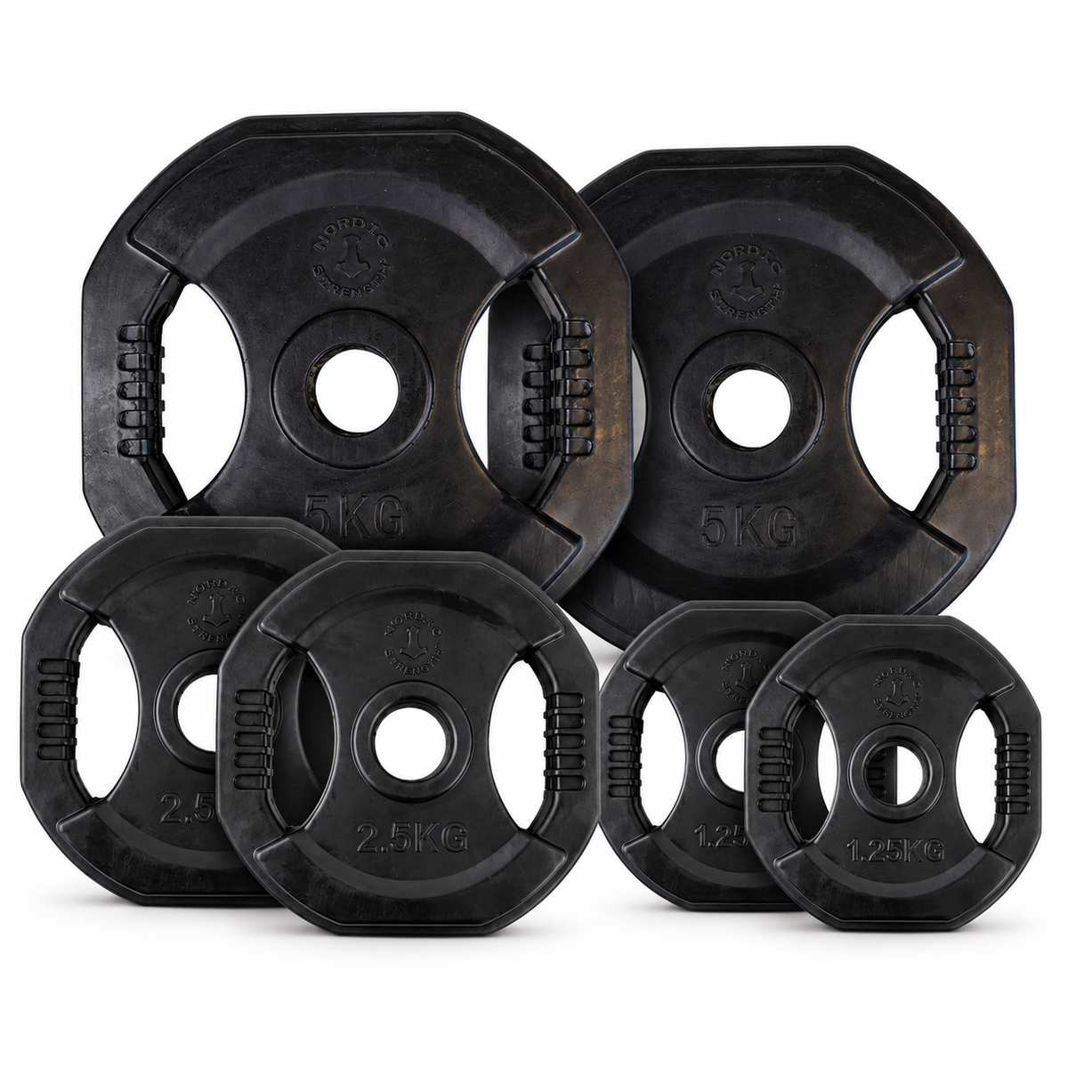 Svart pumpskivset 17,5 kg | Nordic Strength