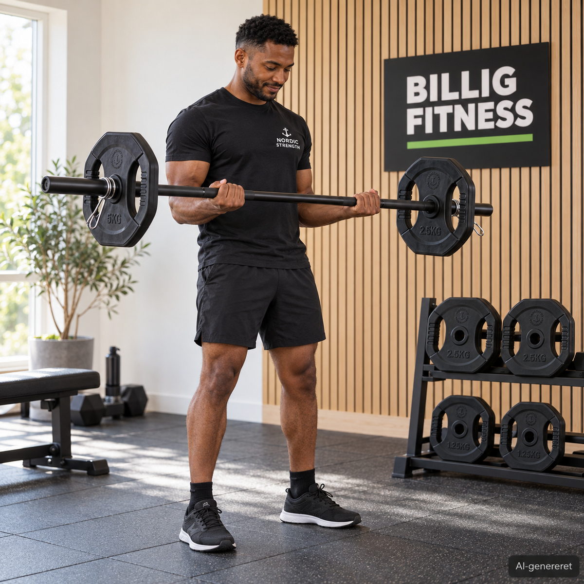 Svart pumpskivset 37,5 kg | Nordic Strength