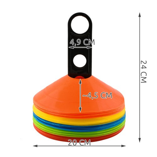 Träningskoner (mjuka) – set med 50
