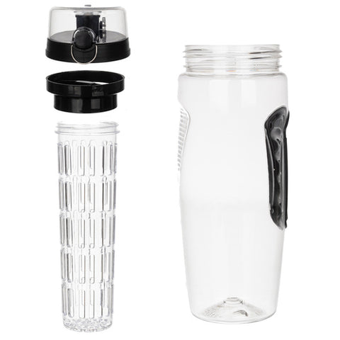 Vattenflaska med fruktbehållare – 1 L / 1000 ml