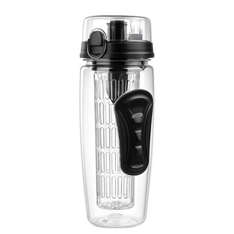 Vattenflaska med fruktbehållare – 1 L / 1000 ml