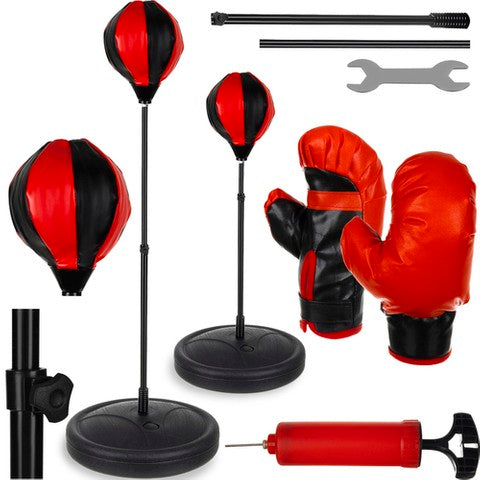 Boxningsset för barn – Punchingball + Boxningshandskar + Pump