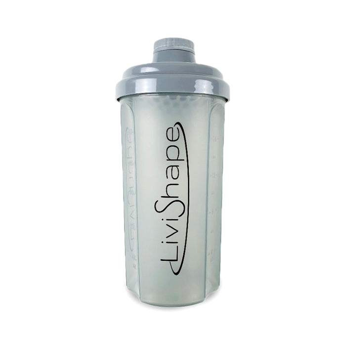 Shaker till  proteinpulver m.m. (Grå) - LiviShape